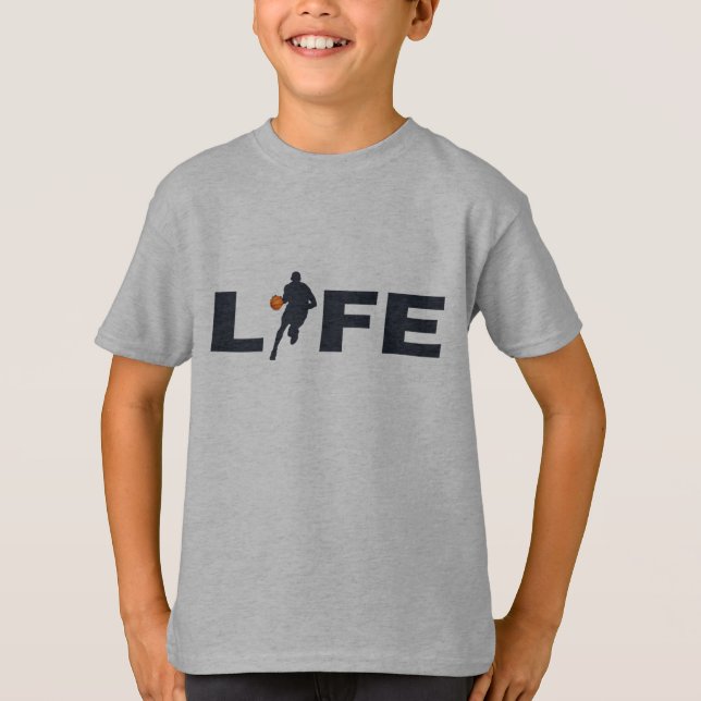 Basketball player driblling  T-Shirt (Front)