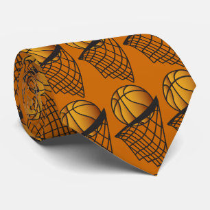 Basketball Player Dunk It Tie