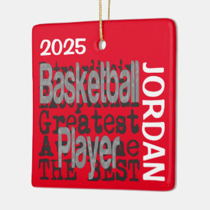 Basketball Player Extraordinaire CUSTOM Ceramic Ornament