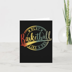 Basketball Player Fans College Basketball Coach Card