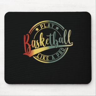 Basketball Player Fans College Basketball Coach Mouse Mat