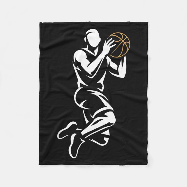 Basketball Player  Fleece Blanket (Front)