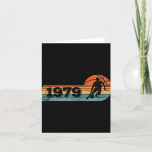 Basketball-player Game Vintage Born 1979 Birthday Card