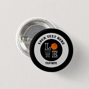 Basketball Player Girl, Basketball Girl Birthday 3 Cm Round Badge