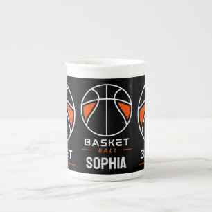 Basketball Player Girl, Basketball Girl Birthday Bone China Mug