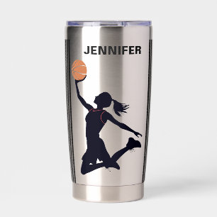Basketball Player Girl, Basketball Girl  Birthday Insulated Tumbler