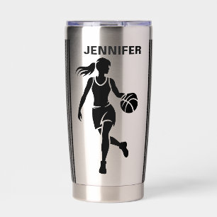 Basketball Player Girl, Basketball Girl  Birthday Insulated Tumbler