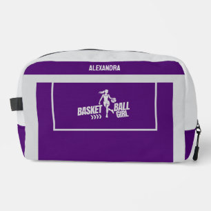 Basketball Player Girl, Team, Birthday Gift   Dopp Kit