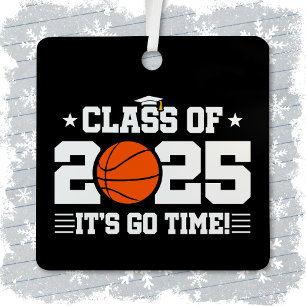 Basketball Player Graduation Class of 2025 Senior Metal Tree Decoration