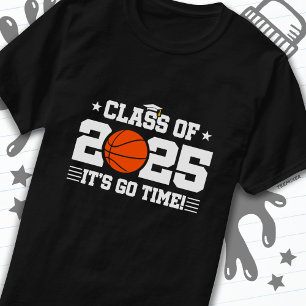 Basketball Player Graduation Class of 2025 Senior T-Shirt