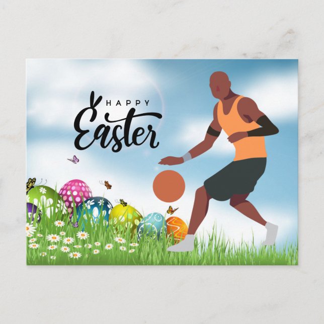 Basketball Player Happy Easter Holiday (Front)