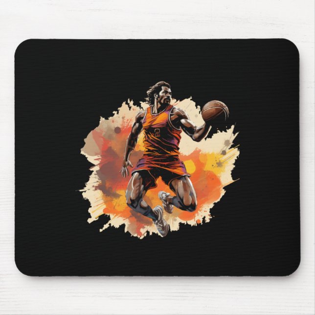 Basketball Player In Art Design 1  Mouse Mat (Front)