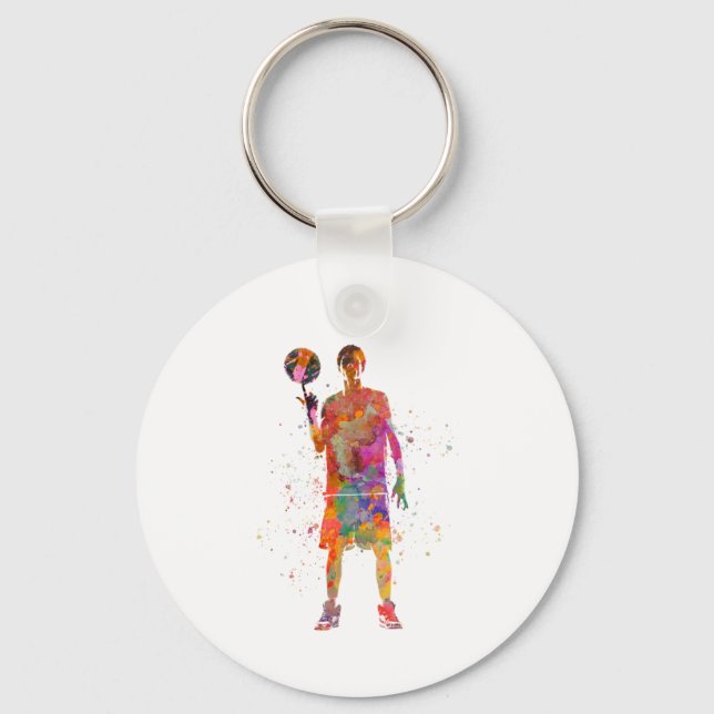 Basketball player key ring (Front)