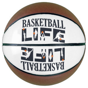 basketball player life blue text