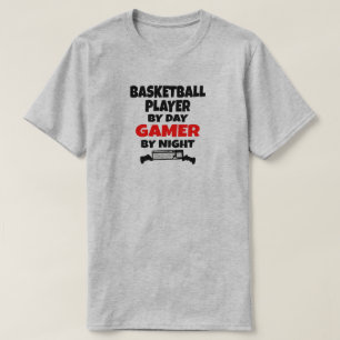Basketball Player Loves Playing Video Games T-Shirt