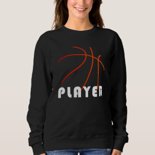 Basketball Player Mimimal Modern Design Sweatshirt
