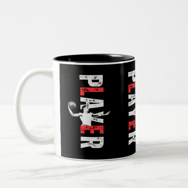 Basketball Player Mug  (Left)