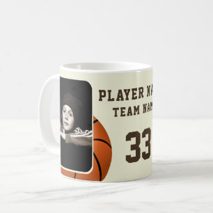 Basketball Player Name Number Team 2 Photos Coffee Mug