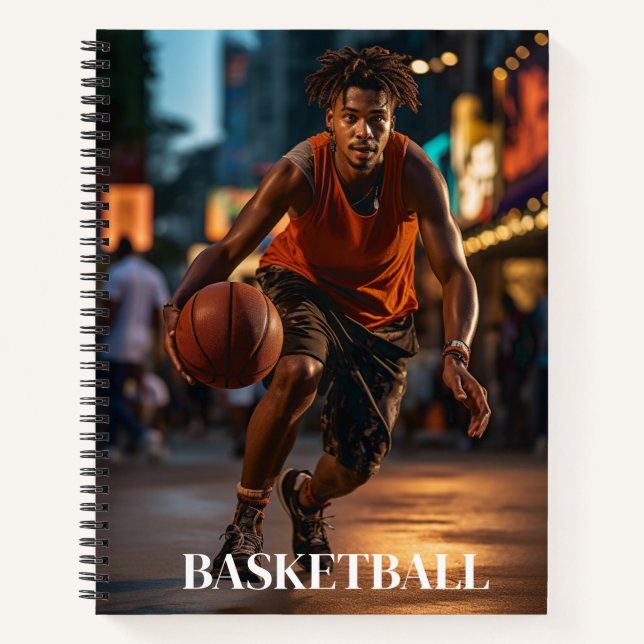 Basketball Player Notebook (Front)