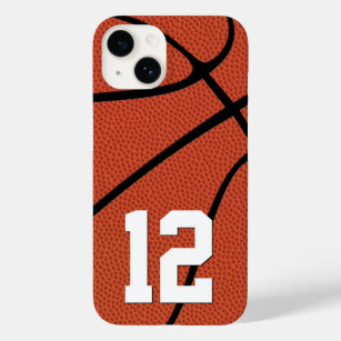 Basketball Player Number or Initials Custom Sports Case-Mate iPhone 14 Case