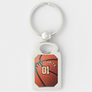 BASKETBALL PLAYER PERSONALISED KEY RING
