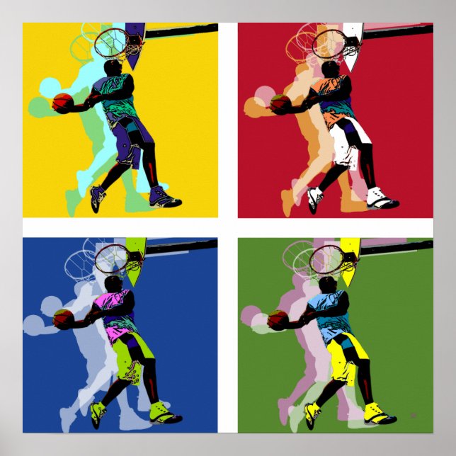 Basketball player poster (Front)