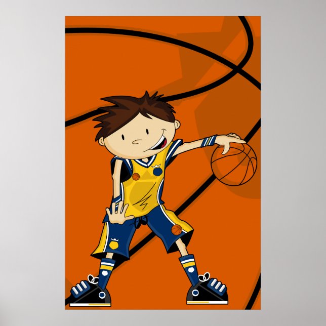 Basketball Player Poster (Front)