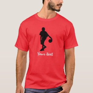 Basketball Player; Red T-Shirt