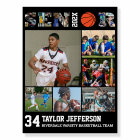 Basketball Player Senior Sports Team Photo Collage