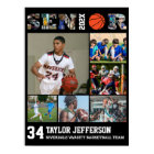 Basketball Player Senior Sports Team Photo Collage