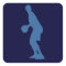 Basketball Player Silhouette Stickers