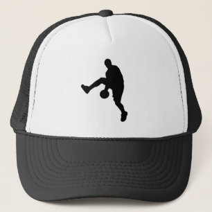 Basketball Player Silhouette Trucker Hat