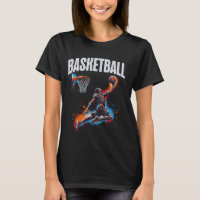 Basketball Player Slam Dunk Artwork