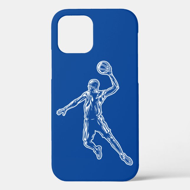 Basketball Player Slam Dunk Light Design Case-Mate iPhone Case (Back)