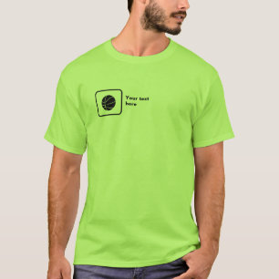 Basketball Player (small logo) -- Customisable T-Shirt