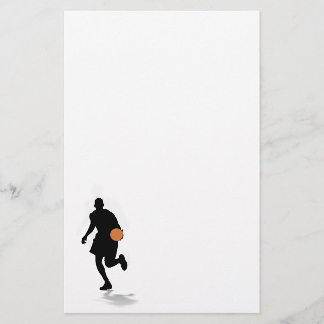 Basketball Player Stationery (Front)