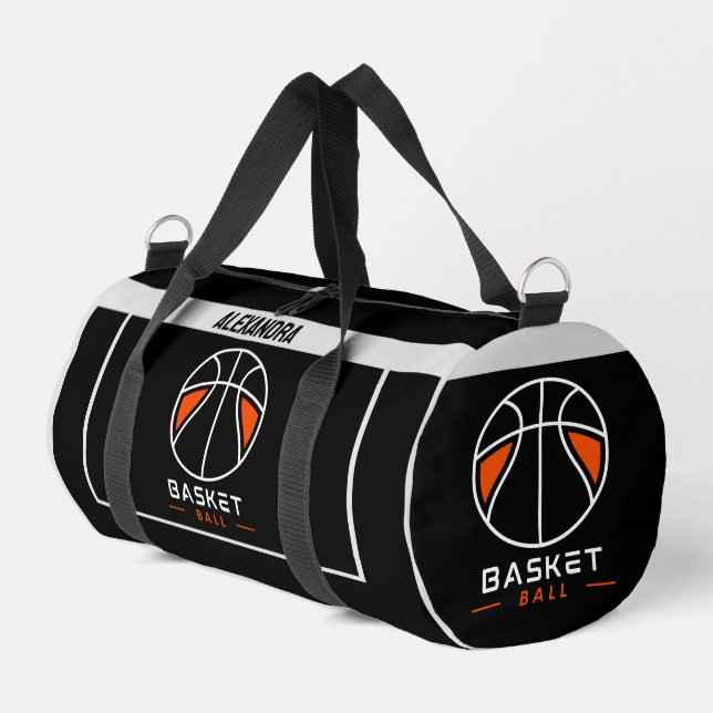 Basketball Player, Team, Birthday Gift   Duffle Ba Duffle Bag (Left Corner)