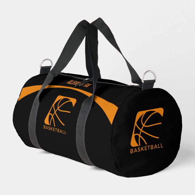 Basketball Player, Team, Birthday Gift     Duffle Bag (Left Corner)