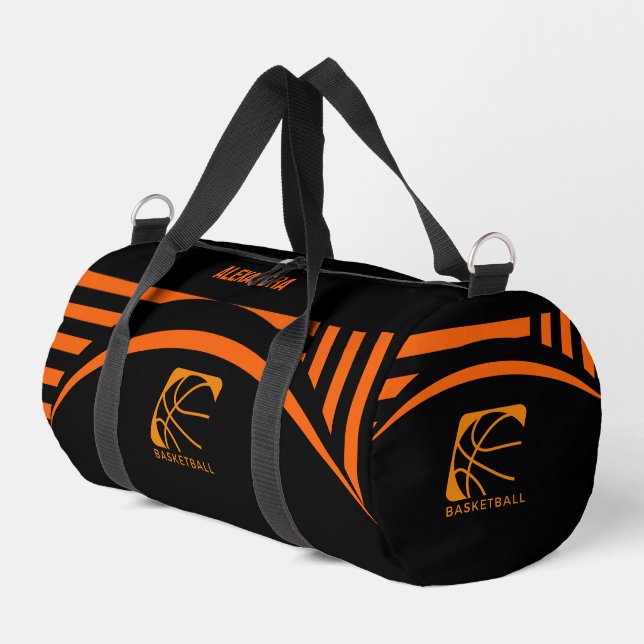 Basketball Player, Team, Birthday Gift     Duffle Bag (Left Corner)