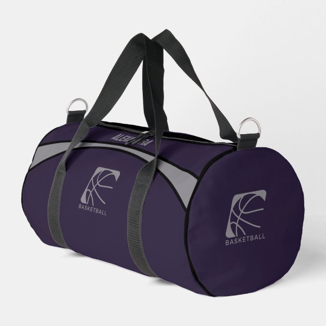 Basketball Player, Team, Birthday Gift     Duffle Bag (Left Corner)