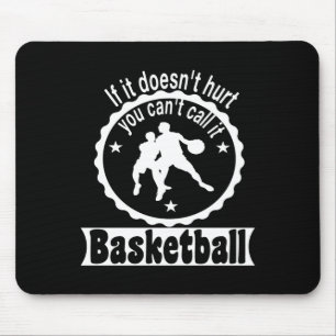 Basketball Player Team Coach Sayings Gift Idea Mouse Mat