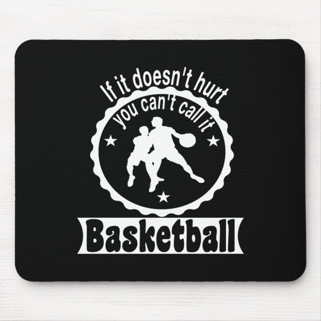 Basketball Player Team Coach Sayings Gift Idea  Mouse Mat (Front)