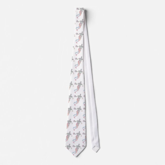 Basketball player tie (Front)