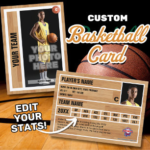 Basketball Player Trading Card Souvenir