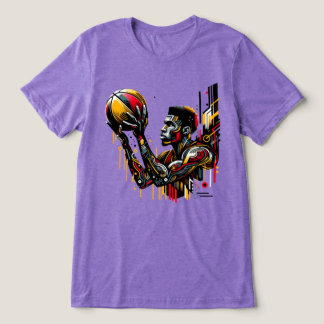 Basketball Player Tri-Blend Shirt