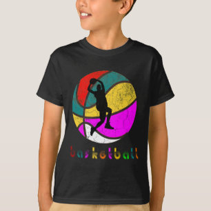 Basketball Player Vintage Retro Gift T-Shirt