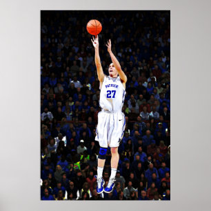 Basketball Player With Your Name And Number Poster