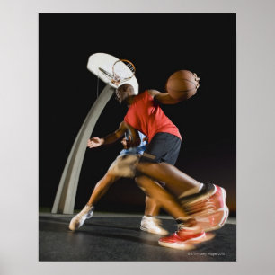 Basketball players 2 poster