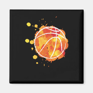 Basketball Players Basketball Magnet