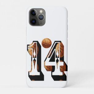 Basketball Players Number Fourteen Picture Logo, iPhone 11 Pro Case